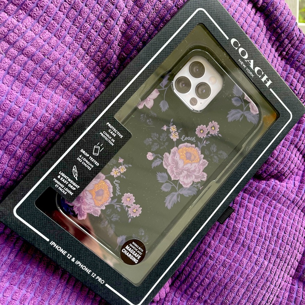 Coach IPHONE 12/ 12 PRO Case - Never Used